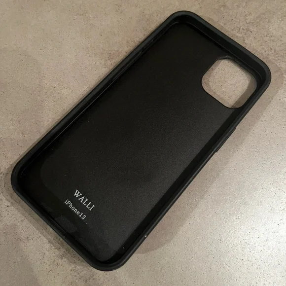 Floral Black Phone Case - Picture 2 of 2